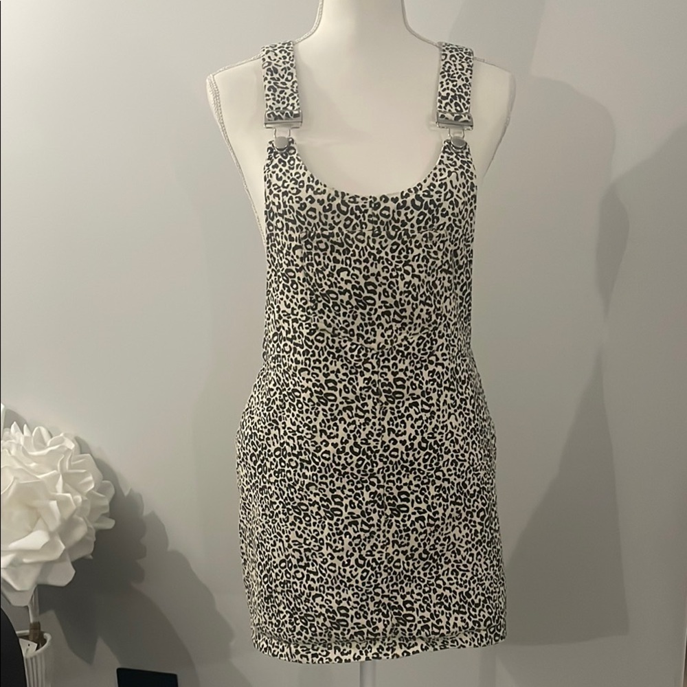 P.Cill Leopard Print Women's Dress Size S 100%Cotton